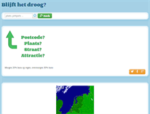 Tablet Screenshot of blijfthetdroog.nl